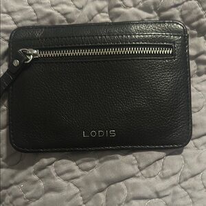 Lodis Black Leather Wallet